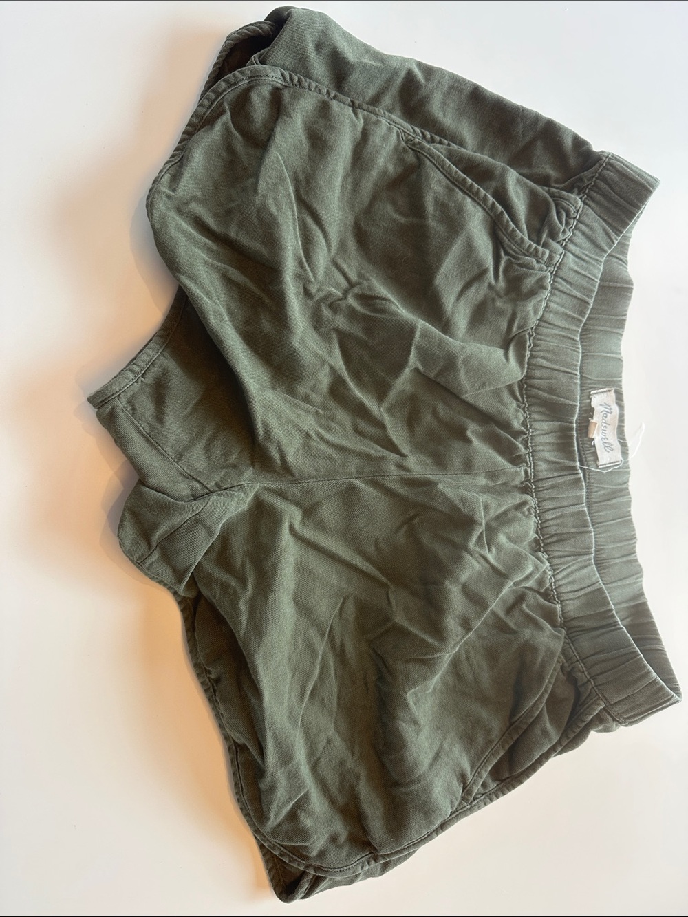 Madewell Olive Green Women's Athletic Shorts